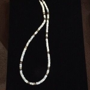 Light blue shell necklace